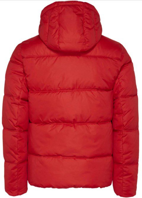 Tommy Hilfiger   Tommy Jeans Colorblock Padded Jacket in Rot ab 120,24€ (statt 172€)
