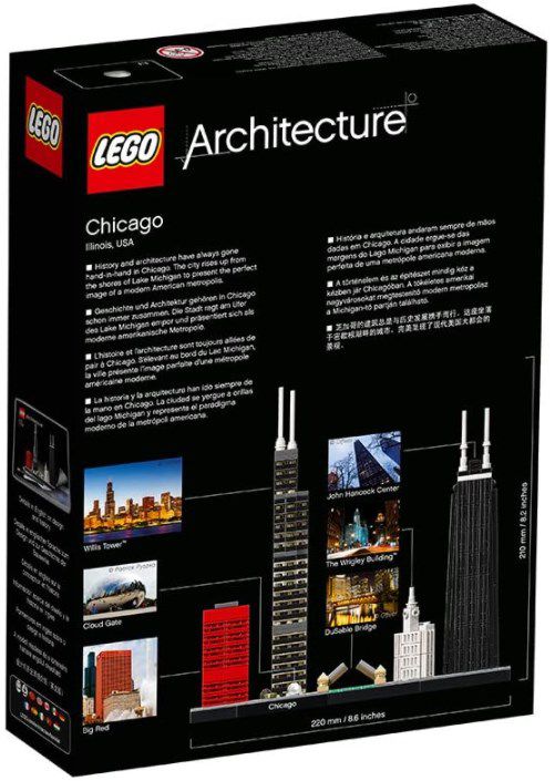 LEGO Architecture 21033   Chicago für 111,26€ (statt 145€)