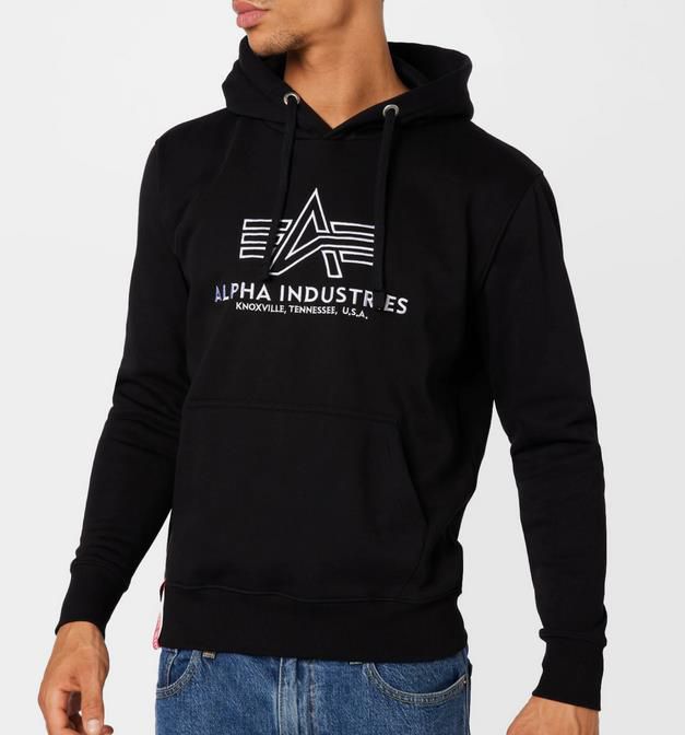 Alpha Industries   Herrensweatshirt in schwarz ab 49,99€ (statt 70€)