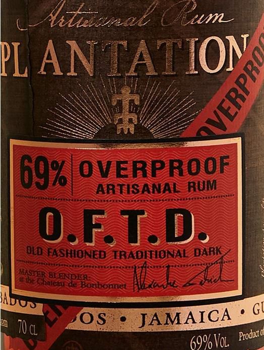 Plantation Overproof OFTD Rum 0,7 Liter für 19,24€ (statt 26€)   Prime