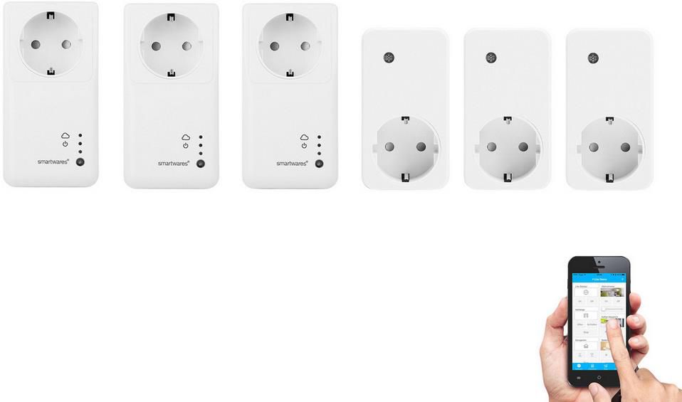 3x Smartwares SH4 99951NE Intelligentes Schalterset für 30,90€ (statt 75€)