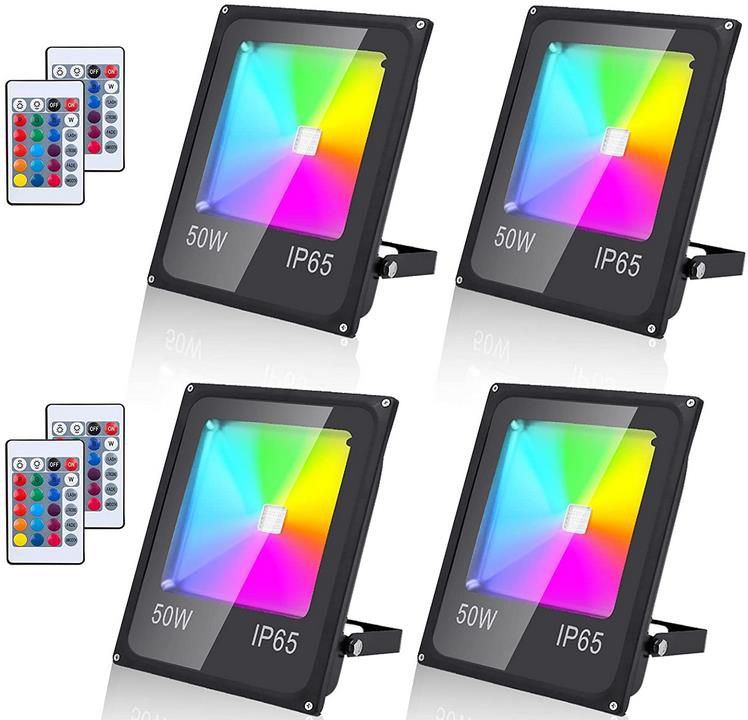 40% Rabatt auf RGB LED Außenstrahler – z.B. 4x 50W für 45,59€ (statt 64€)