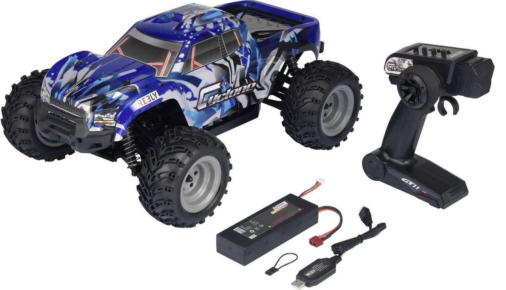 Reely Cyclone Brushed   1:10 RC Einsteiger Modellauto für 59,99€ (statt 69€)