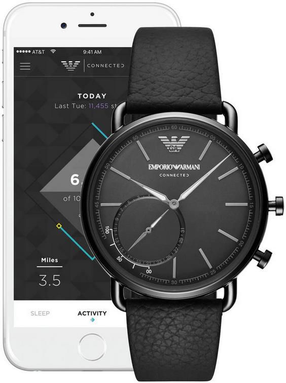 Emporio Armani ART3030 Herren Hybrid Smartwatch für 135,20€ (statt 183€)