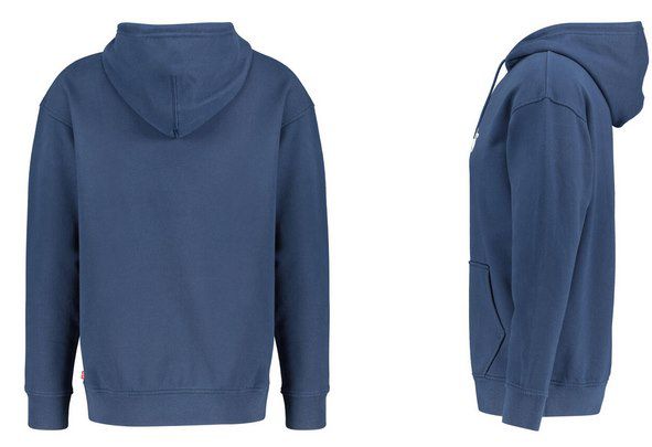 Levis T2 Relaxed Graphic Hoodie in Blau für 45,72€ (statt 57€)