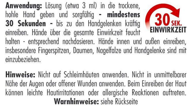 5x 1L Sonax Hand Desinfektionsmittel für 7,99€ (statt 25€)