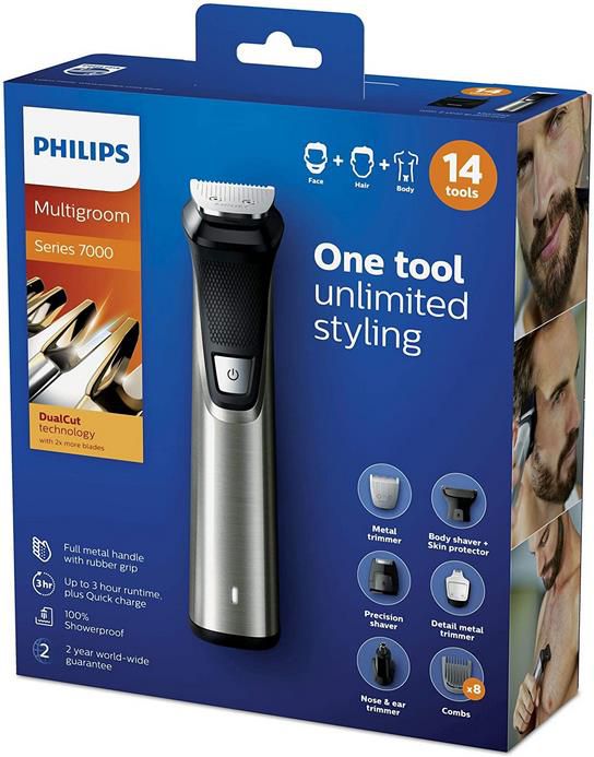 Philips MG7745/15 Multigroom Series 7000 mit 14 Aufsätzen für 49,99€ (statt 67€)