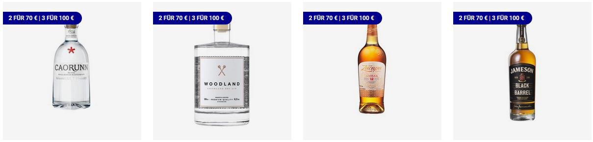 Frankfurt Airport Shop: Mix & Match Spirituosen   2 für 70€ oder 3 für 100€ z.B. 3x Johnnie Walker Black Label für 100€ (statt 119€)
