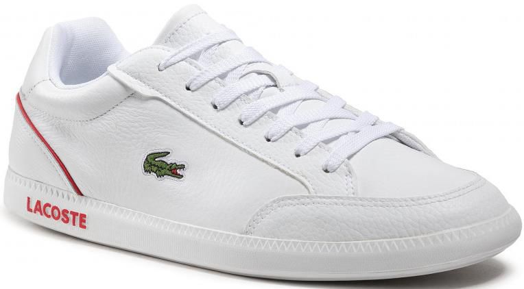 Lacoste   Graduate Cap Herrensneaker in Weiß für 64€ (statt 107€)