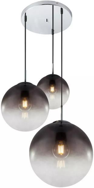 Globo Pendelleuchte 15861 3 Chrom Rauchglas für 81,49€ (statt 95€)