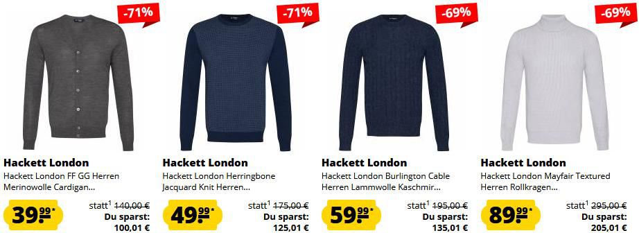 SportSpar: Hackett London Sale mit über 70% Rabatt