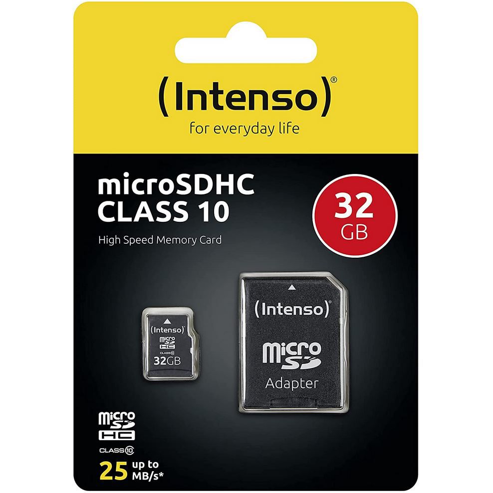 Intenso 32GB Micro SDHC Speicherkarte Class 10 Karte für 3,50€ (statt 6€)   Prime