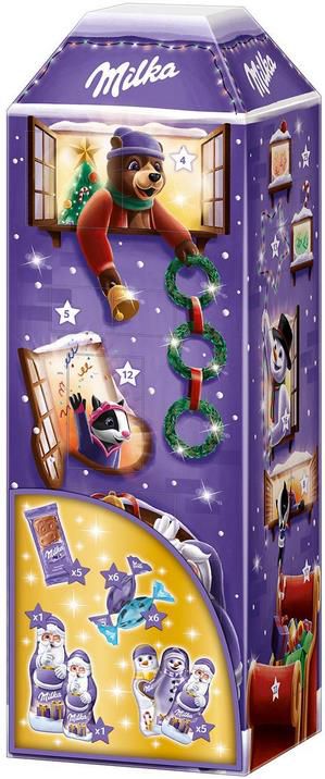 Milka 3D Haus Adventskalender   229 Gramm für 8,99€ (statt 13€)   Prime