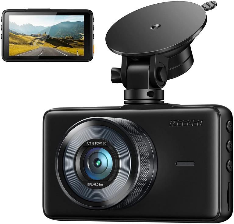 iZEEKER ‎GD100   1080p Dashcam mit 3 Zoll LCD & 170° Weitwinkel für 29,99€ (statt 50€)