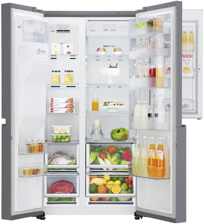 LG GSJ760PZZE Side by Side Kühlschrank mit Eis , Crushed Ice  und Wasserspender für 1.293,90€ (statt 1.449€)