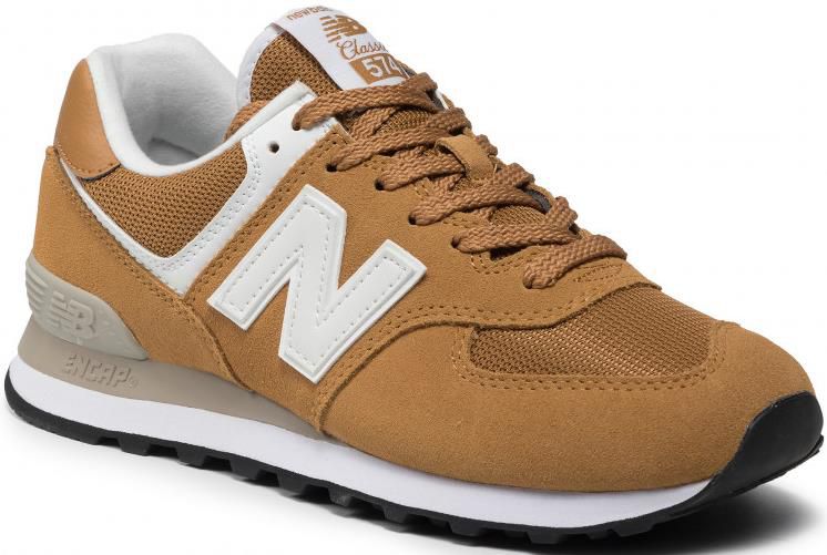 New Balance ML574RP2 Herrensneaker in Braun für 66€ (statt 90€)