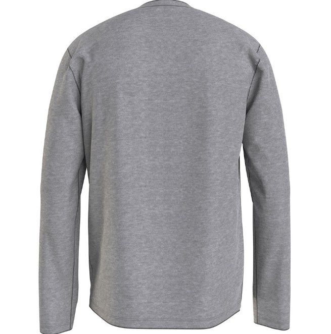 Tommy Hilfiger Lounge Langarmshirt in Grau mit Font Print für 31,92€ (statt 40€)