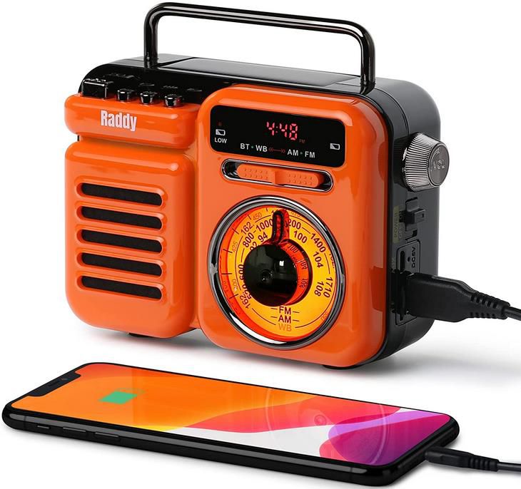 Radioddity RW3 Kurbelradio mit Wiederaufladbarer 3000mAh Batterie für 27,94€ (statt 43€)