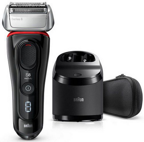 Braun Series 8 8360CC Nass Trockenrasierer mit Reinigungs  & Ladestation für 135,90€ (statt 212€)