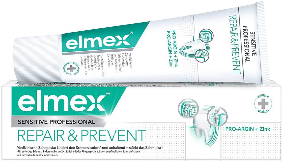 5x Elmex Sensitive Professional Repair & Prevent Zahnpasta, 75ml für 21,34€ (statt 28€)   Sparabo