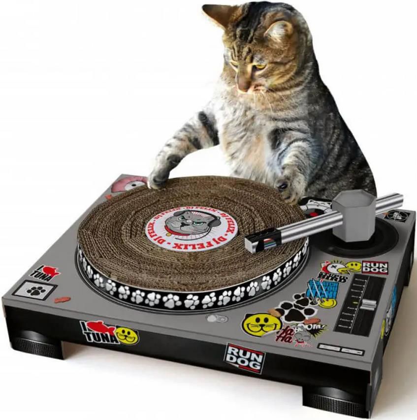 DJ Deck   Katzen Kratzmatte als DJ Pult für 22,48€ (statt 27€)