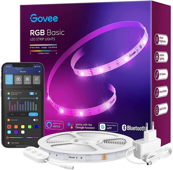 Govee 15m LED Strip   Alexa und Google Assistant kompatibel für 30,59€ (statt 40€)