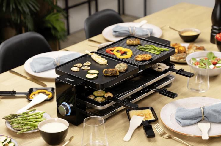 Princess Piano Raclette Grill für bis zu 8 Personen für 39,99€ (statt 63€)