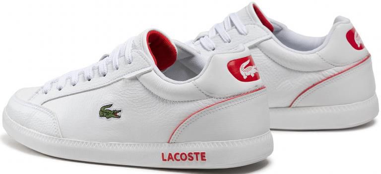 Lacoste   Graduate Cap Herrensneaker in Weiß für 64€ (statt 107€)