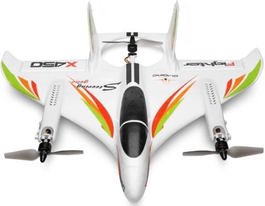 WLtoys XK X450 RC Flugzeug 2.4G 6CH für 78,82€ (statt 119€)