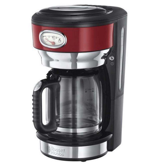 Russell Hobbs 2170 Retro Classic Kaffeemaschine in Rot für 27,45€ (statt 50€)