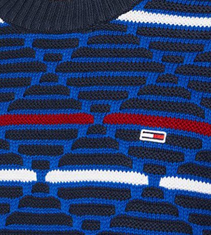 Tommy Jeans Pullover Tjm Pattern Mix mit strukturiertem Muster für 39,90€ (statt 74€)