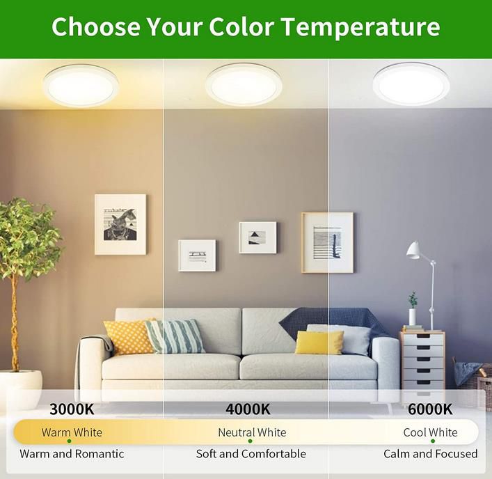 Hidixon LED Deckenleuchte 24W   3 Farbig für 13,99€ (statt 28€)