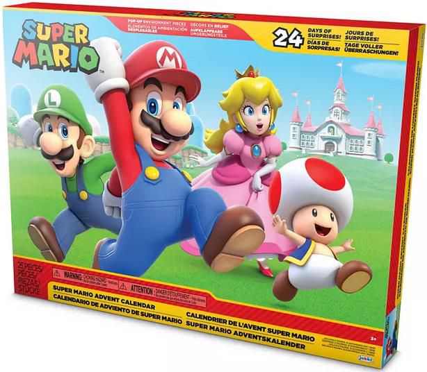 Jakks Pacific   Super Mario Adventskalender 2021 ab 39,99€ (statt 50€)