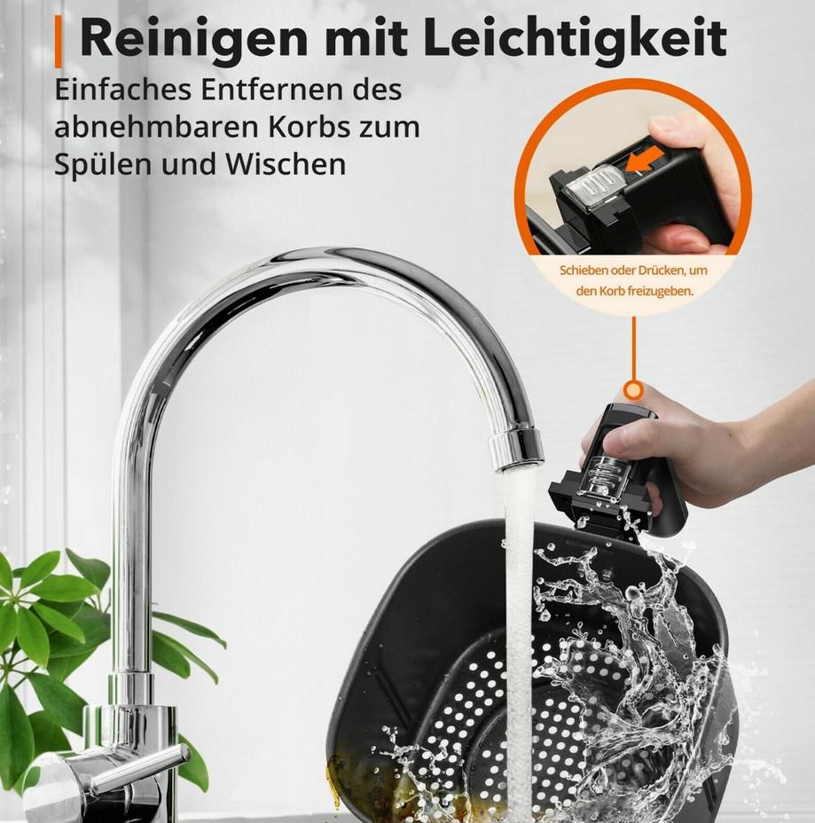 Taotronics TT AF001   5,7L Heißluftfritteuse mit Touch Bedienung für 59,45€ (statt 100€)