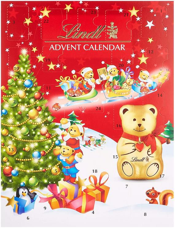 Lindt Teddy Adventskalender 2022 im Tannenbaum Design für 9,99€ (statt 16€)   Prime