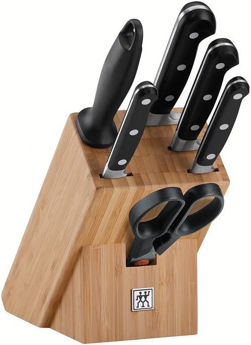 ZWILLING Professional S   Bambus Messerblock, 7 tlg. für 108,99€ (statt 151€)