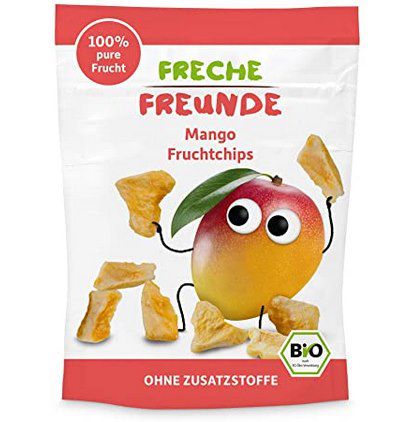 12x Freche Freunde Bio Fruchtchips 100% Mango ab 16,87€ (statt 23€)   Prime Sparabo