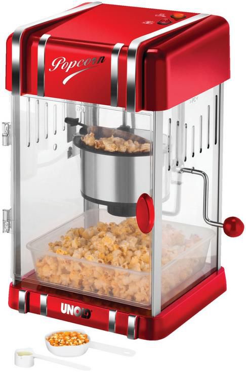 Unold Popcorn Maker Retro in Rot für 45,98€ (statt 70€)   B Ware