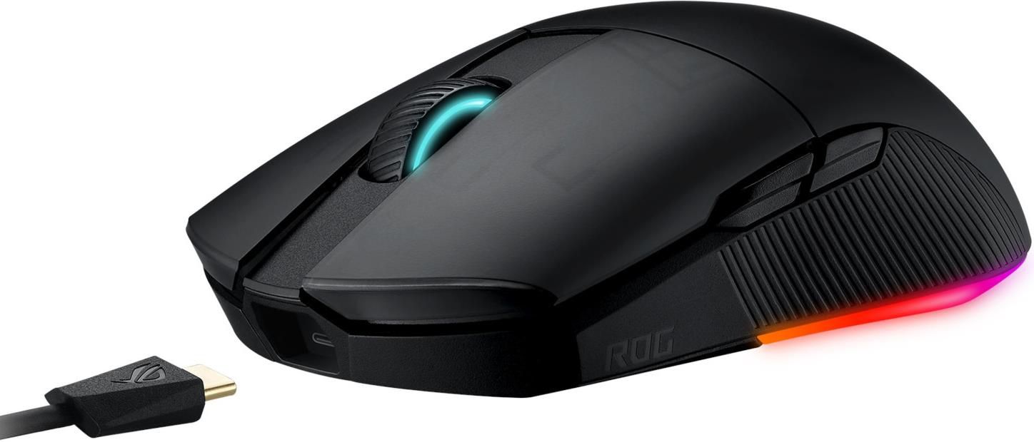 ASUS ROG PUGIO II Wireless   RGB Gaming Maus mit 16.000 dpi für 49,99€ (statt 66€)