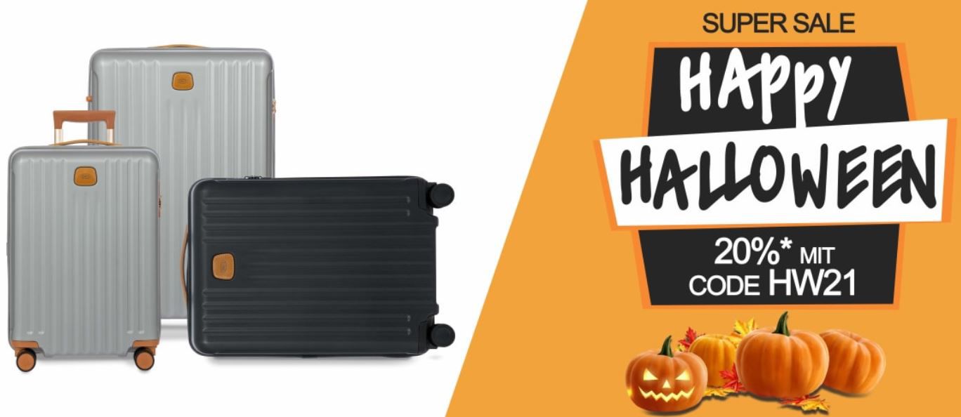 Koffer Direkt Halloween Sale mit 20% extra Rabatt + 5% bei Vorkasse