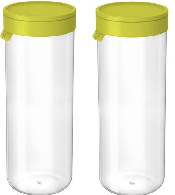 2er Pack alfi Vorratsgläser aus Borosilikat Glas mit Deckel (2 Liter) für 9,99€ (statt 30€)
