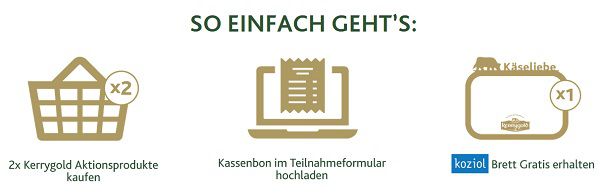 Gratis: Frühstücksbrett von koziol mit dem Kauf von Kerrygold Käse