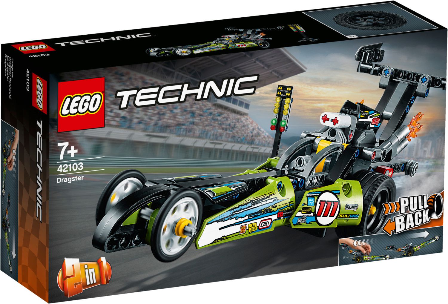 bücher.de: 20% Rabatt auf Spielzeug   z.B. LEGO Technic 42103 Dragster Rennauto für 11,99€ (statt 15€)