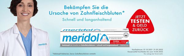 meridol® SANFTES WEISS gratis ausprobieren