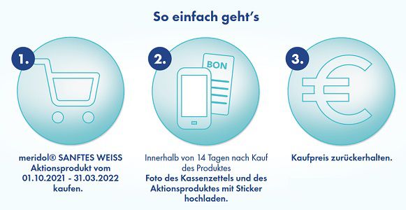 meridol® SANFTES WEISS gratis ausprobieren