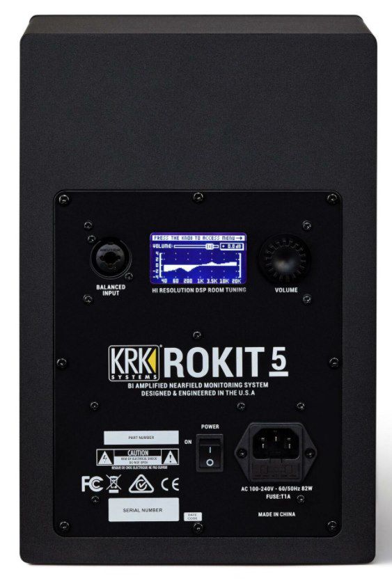 KRK ROKIT RP5 G4 Studiomonitor Nahfeld Lautsprecher (5,25, 2 Wege, 55W) für 133,45€ (statt 149€)