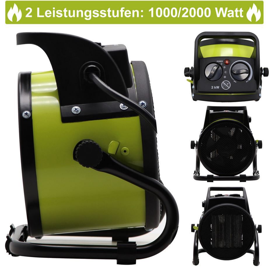 Tronitechnik TT KH 502 Keramik Elektro  u. Bauheizer 2Kw für 19,99€ (statt 25€)