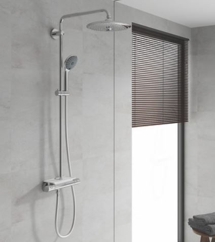 GROHE Vitalio Joy System 260 Duschsystem mit Thermostat für die Wandmontage für 285,90€ (statt 369€)