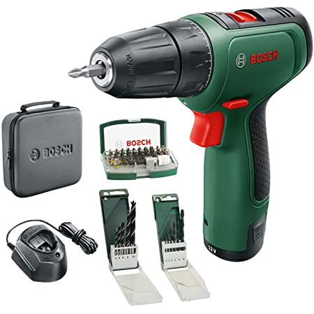 Bosch 12V Akkuschrauber EasyDrill 1200 mit 2Ah Akku & Bohr  und Bit Sets für 78,74€ (statt 100€)