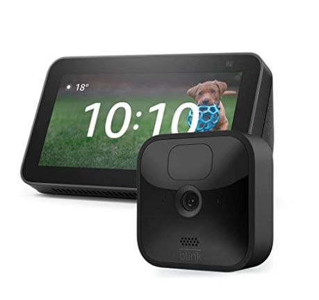 Echo Show 5 (2. Gen) + Blink Outdoor HD-Sicherheitskamera für 70,99€ (statt 91€)